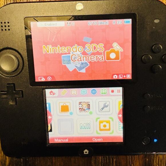 Nintendo 2DS Handheld Console Black/Red. No Charger or Stylus Tested. Works. - Picture 11 of 14